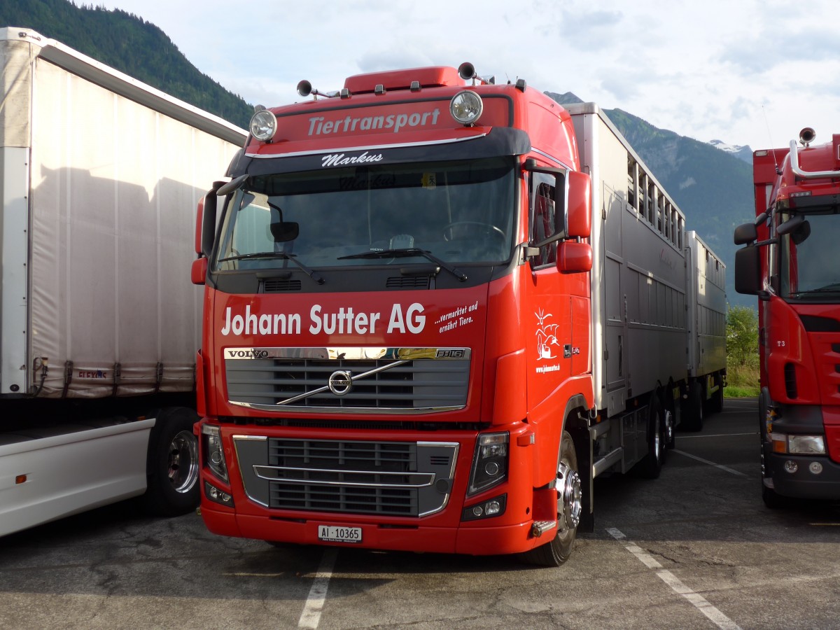 (151'965) - Sutter, Appenzell - AI 10'365 - Volvo am 28. Juni 2014 in Interlaken, Flugplatz