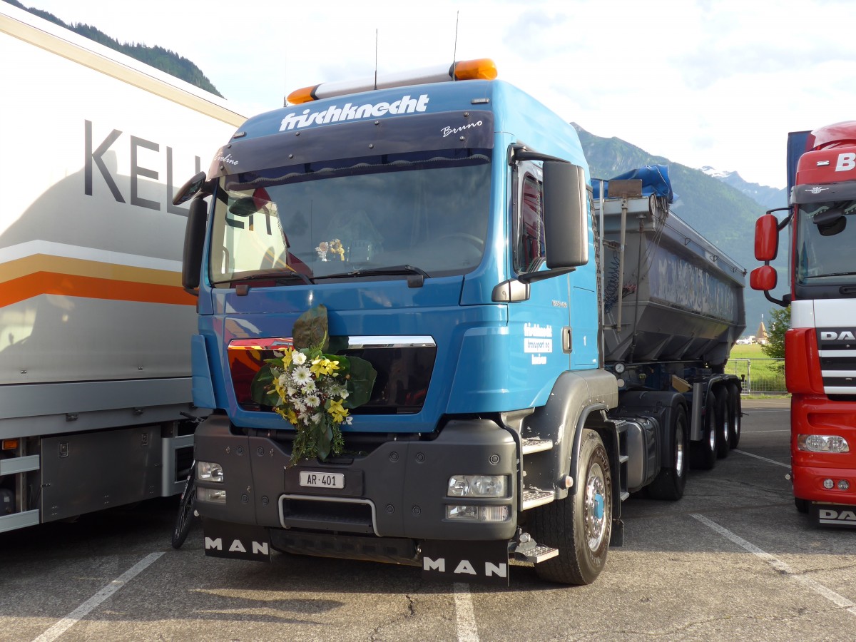 (151'966) - Frischknecht, Herisau - Nr. 1/AR 401 - MAN am 28. Juni 2014 in Interlaken, Flugplatz