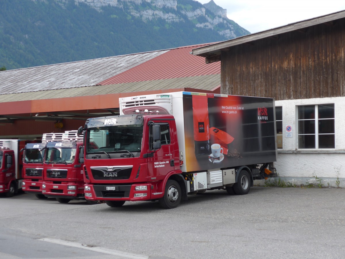 (151'978) - H&R Gastro, Interlaken - BE 735'485 - MAN am 28. Juni 2014 in Interlaken, Geissgasse