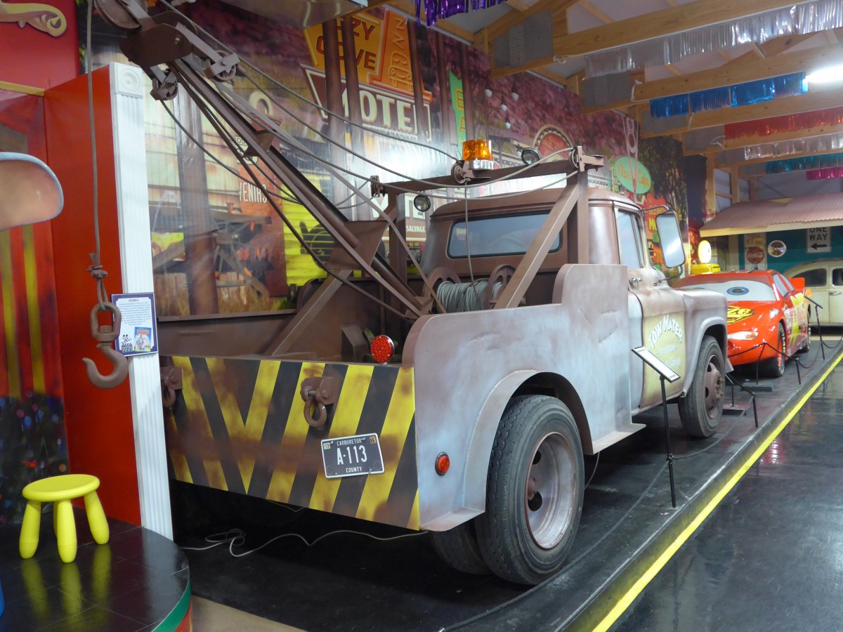 (152'407) - Chevrolet Truck - A-113 - Jahrgang 1955 - von  CARS  am 9. Juli 2014 in Volo, Auto Museum 