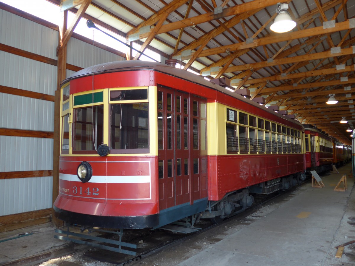 (152'531) - Chicago Surface Lines - Nr. 3142 - am 11. Juli 2014 in Union, Railway Museum