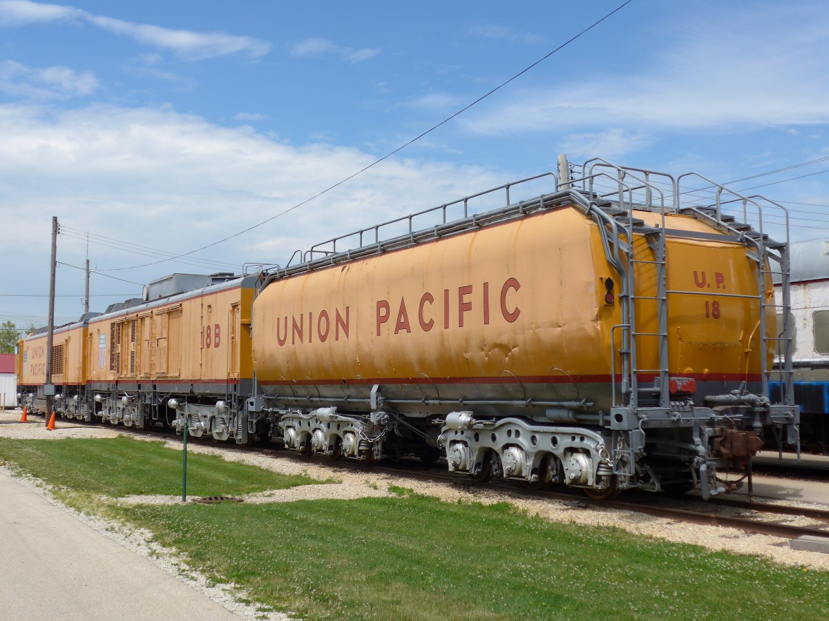 (152'587) - Union Pacific - Nr. 18 - am 11. Juli 2014 in Union, Railway Museum