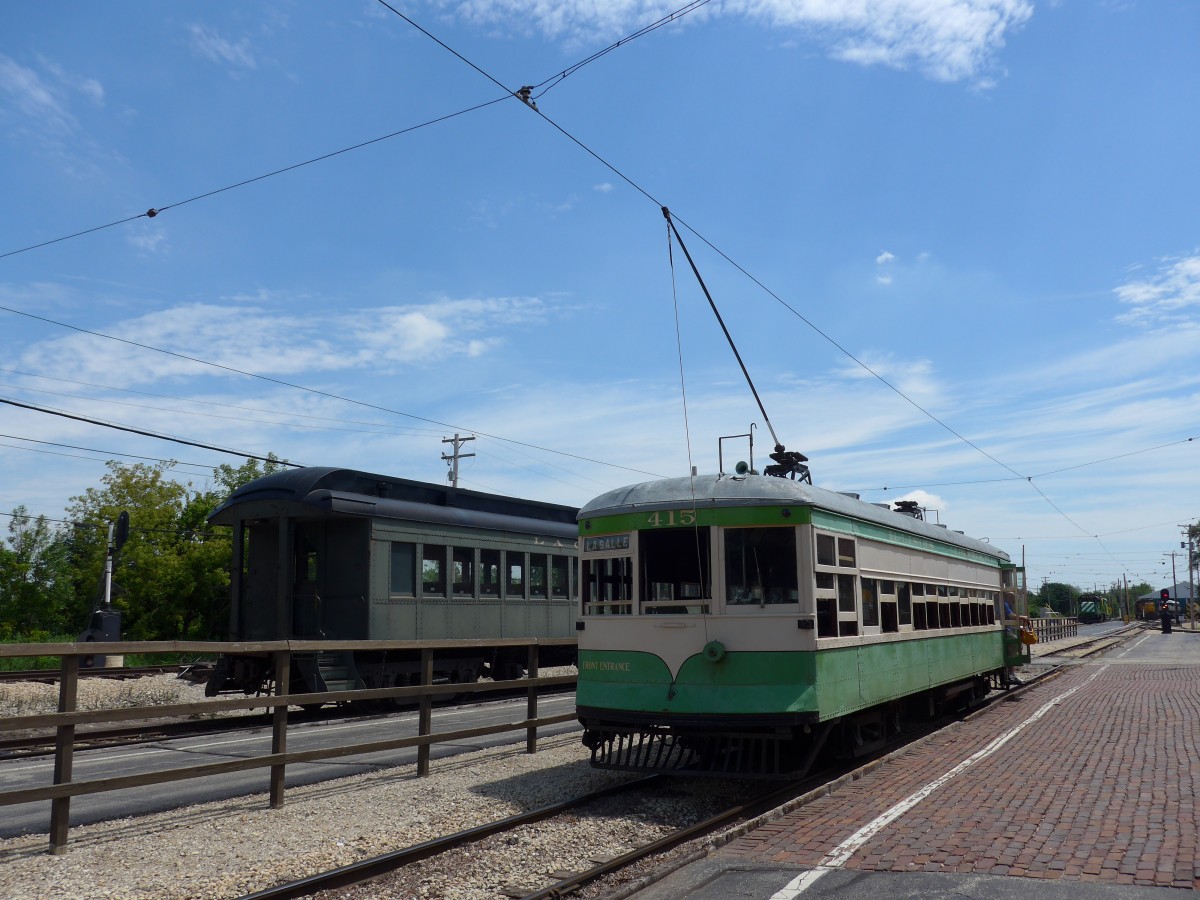 (152'592) - Illinois Terminal - Nr. 415 - am 11. Juli 2014 in Union, Railway Museum