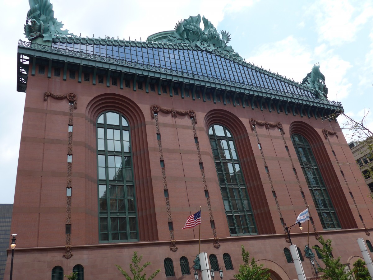 (152'712) - Bibliothek in Chicago am 14. Juli 2014