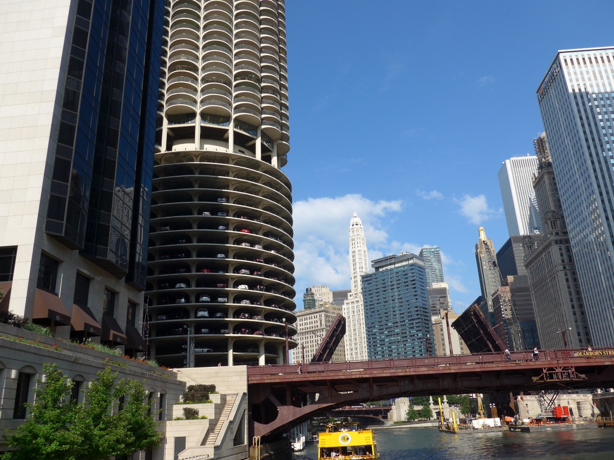(152'774) - Auf dem Chicago River am 14. Juli 2014 in Chicago