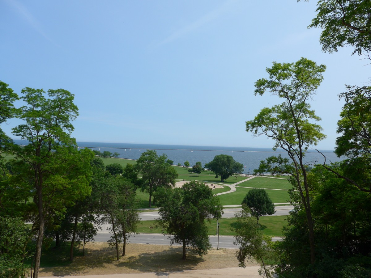(153'064) - Aussicht auf den Lake Michigan am 17. Juli 2014 in Milwaukee