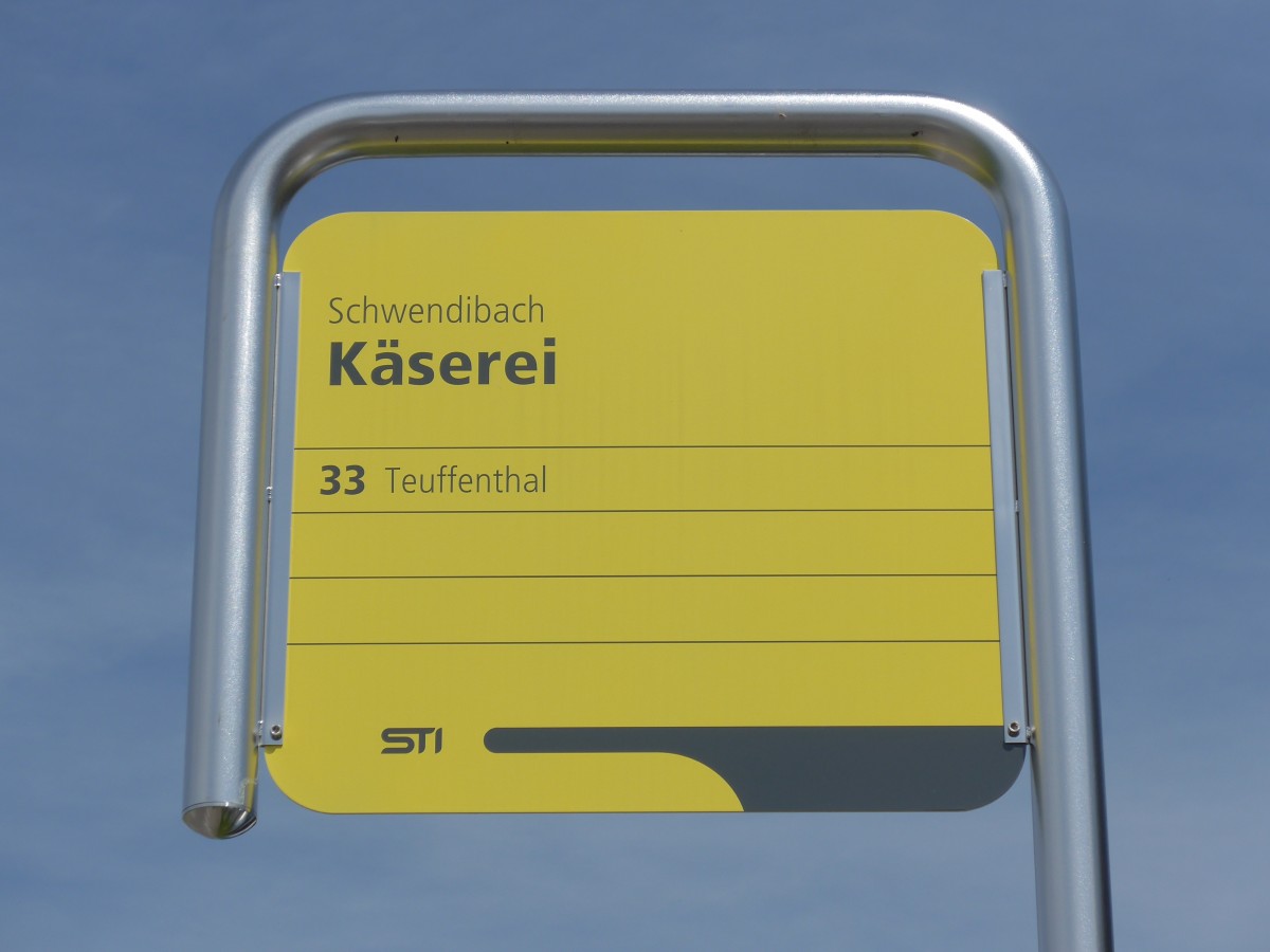 (153'719) - STI-Haltestelle - Schwendibach, K�serei - am 10. August 2014