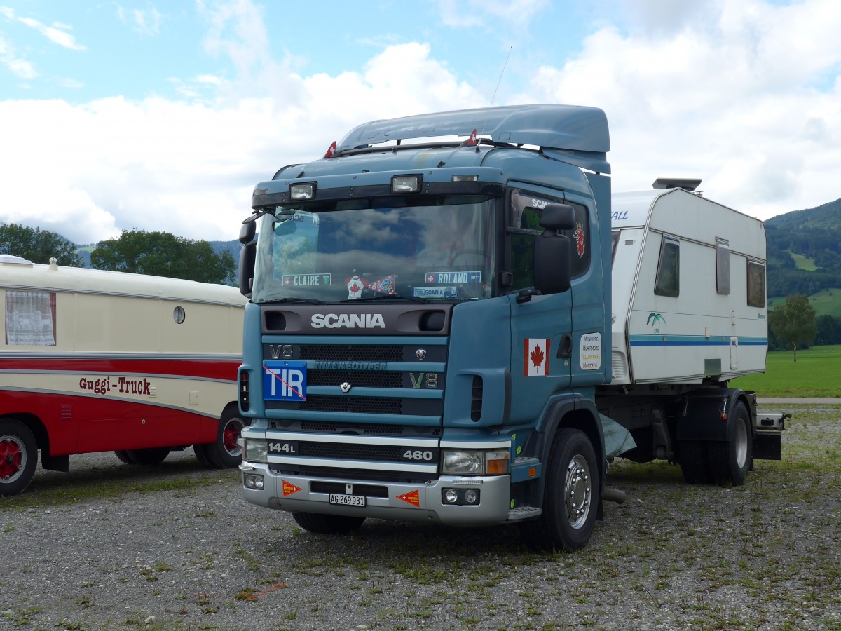 (153'843) - Scania - AG 269'931 - am 16. August 2014 in Altst�tten, Allmendplatz