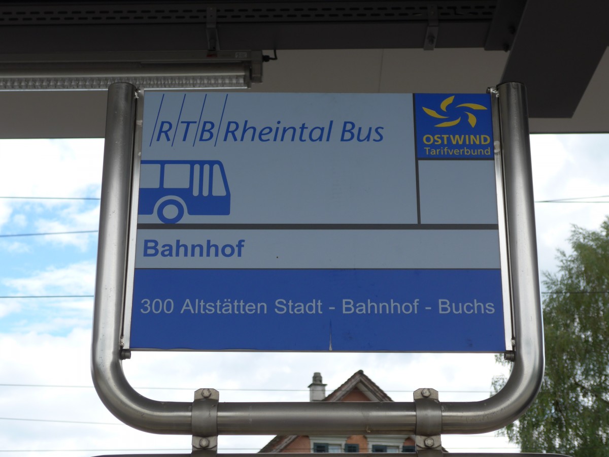 (153'899) - RTB-Haltestelle - Altst�tten, Bahnhof - am 16. August 2014