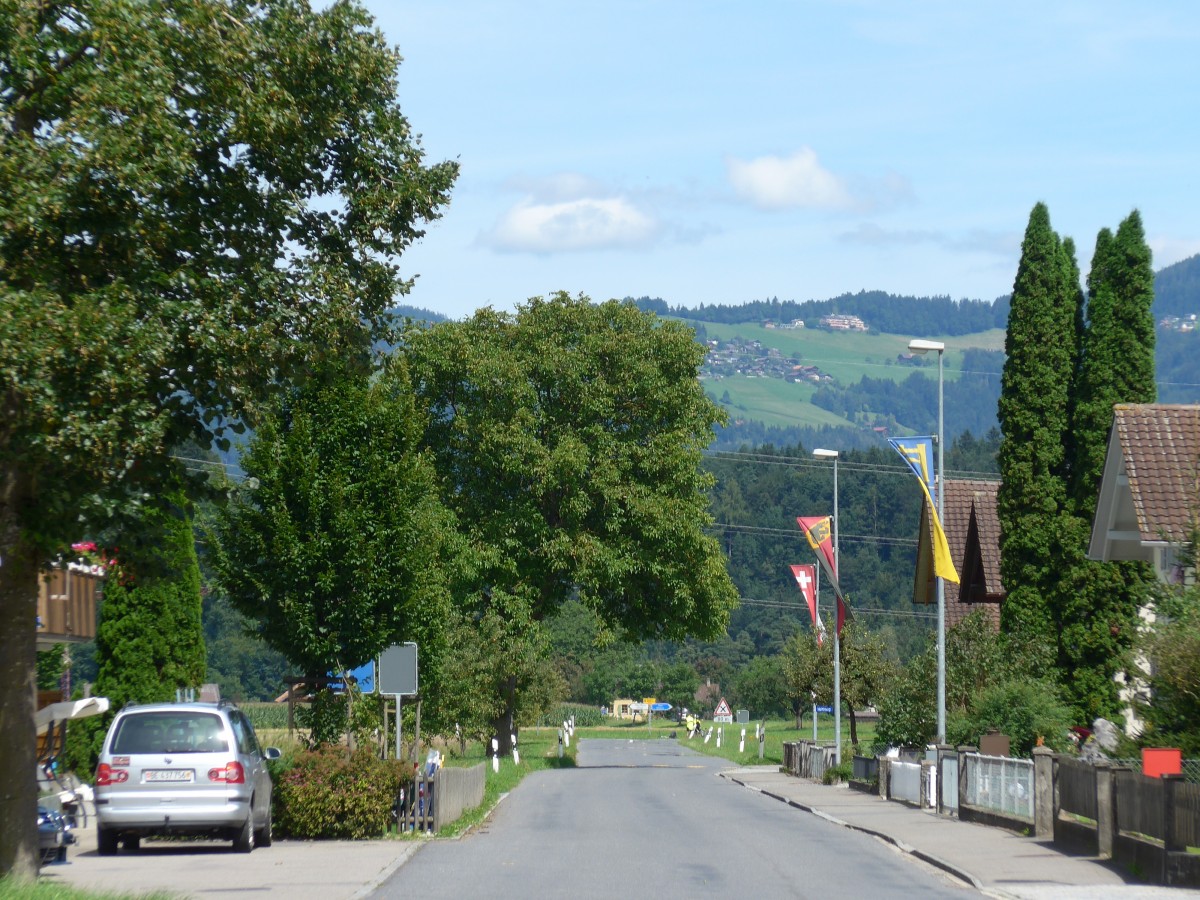 (153'974) - Strasse in Reutigen am 17. August 2014