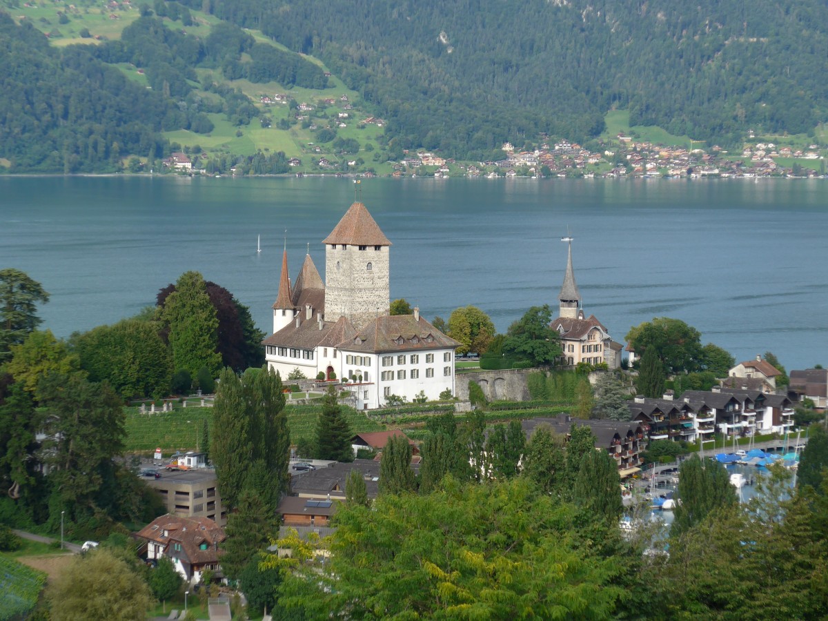 (154'446) - Schloss Spiez am 24. August 2014