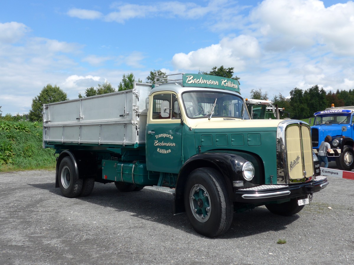 (154'543) - Bachmann, K�lliken - AG 9320 U - Berna am 30. August 2014 in Oberkirch, CAMPUS Sursee