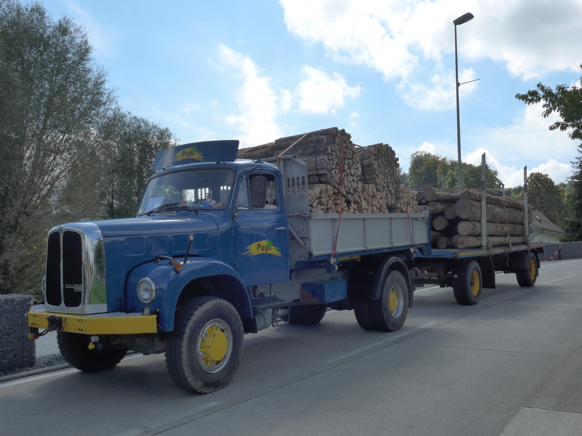 (154'612) - Pupi - TI 189'523 - Saurer am 30. August 2014 in Oberkirch, CAMPUS Sursee