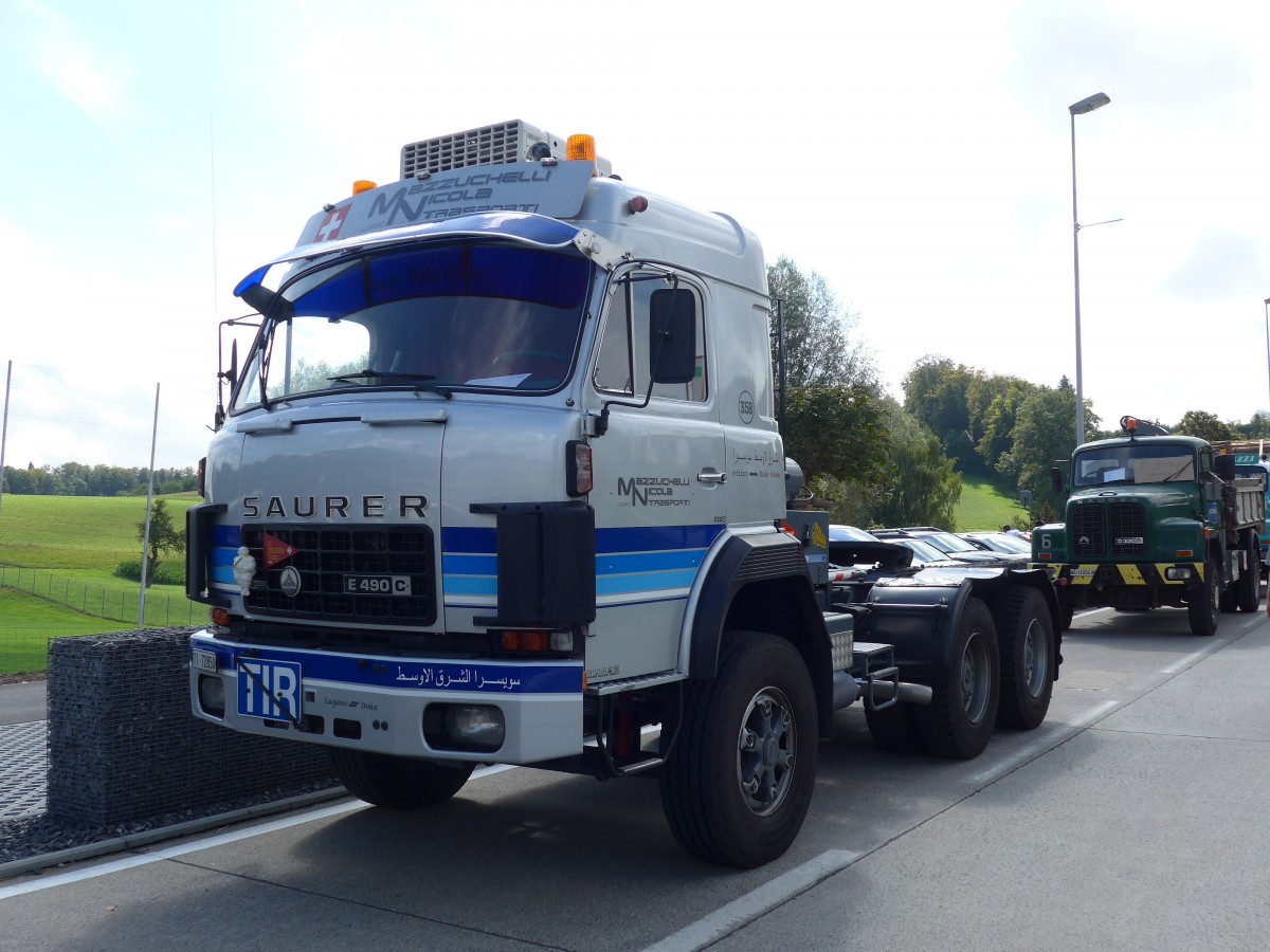 (154'614) - Mazzuchelli, Lugano - Nr. 358/TI 72'850 - Saurer am 30. August 2014 in Oberkirch, CAMPUS Sursee