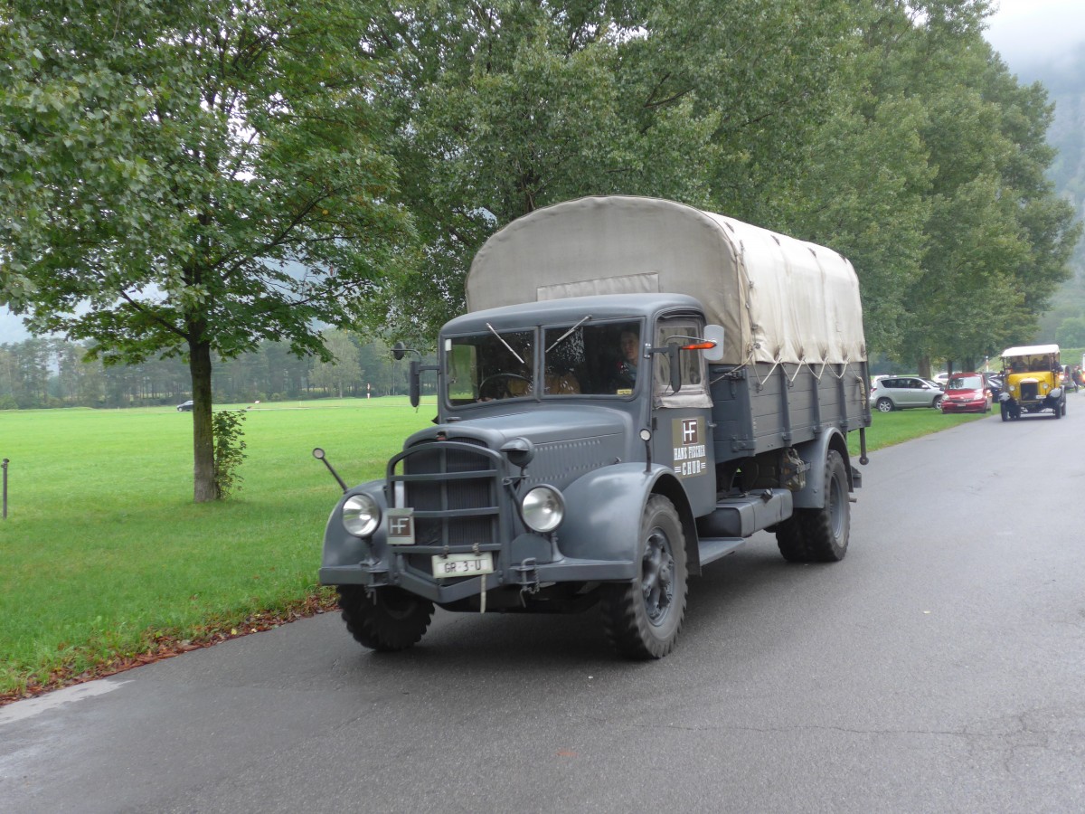 (154'991) - Fischer, Chur - GR 3 U - Berna am 13. September 2014 in Chur, Waffenplatz