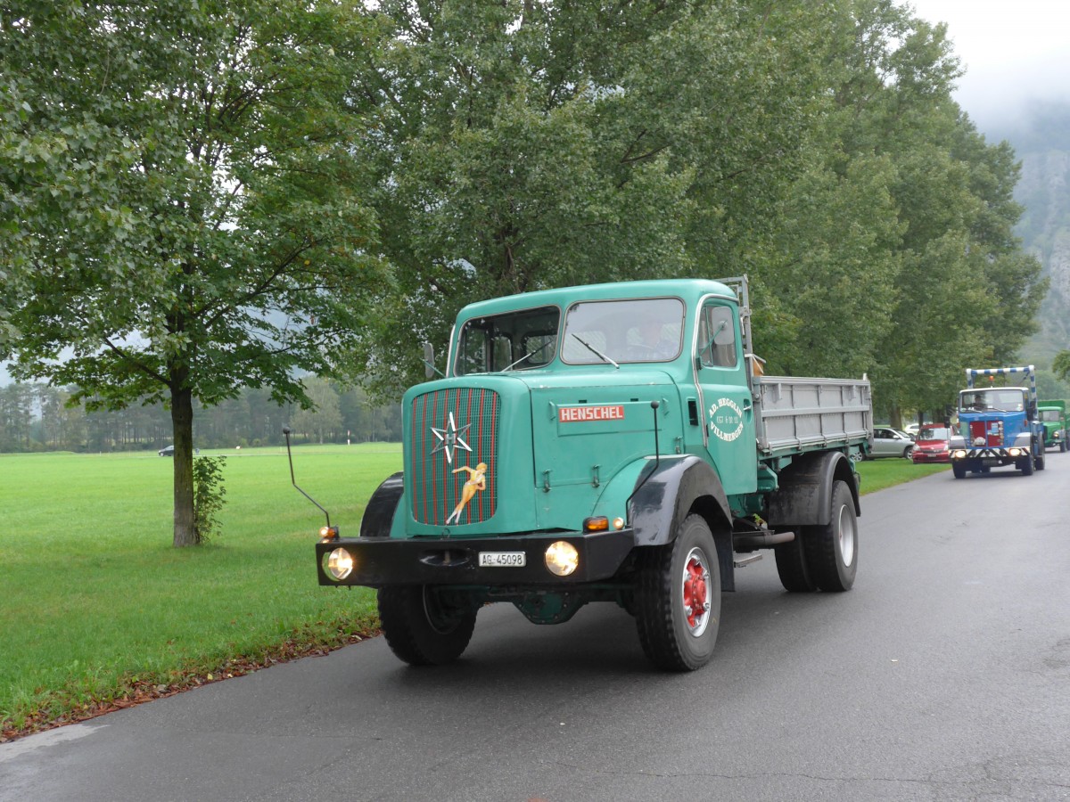 (155'003) - Hegglin, Villmergen - AG 45'098 - Henschel am 13. September 2014 in Chur, Waffenplatz