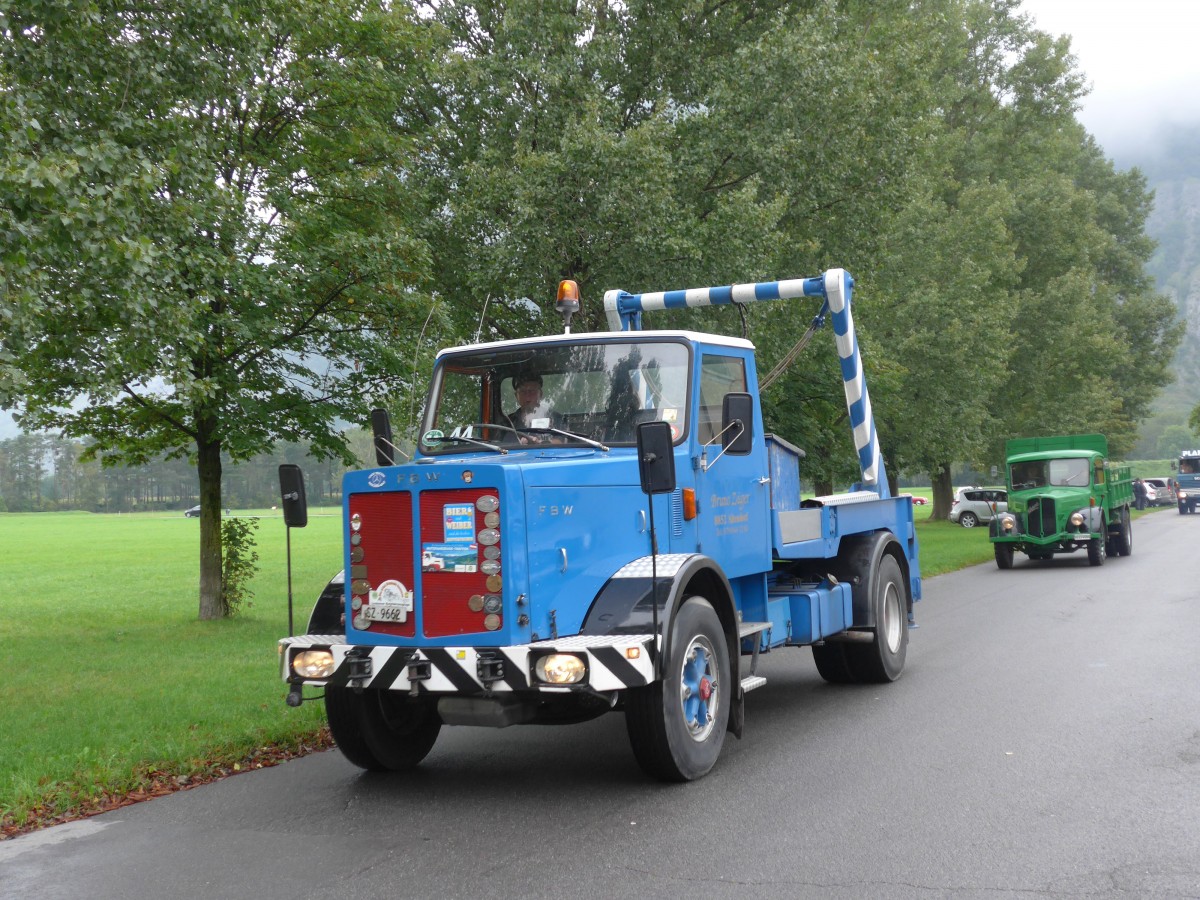 (155'004) - Z�ger, Altendorf - SZ 9662 - FBW am 13. September 2014 in Chur, Waffenplatz