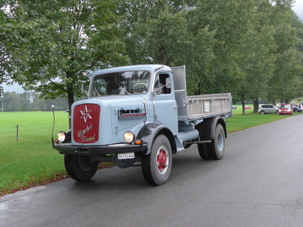 (155'007) - Henschel - ZH 174'648 - am 13. September 2014 in Chur, Waffenplatz