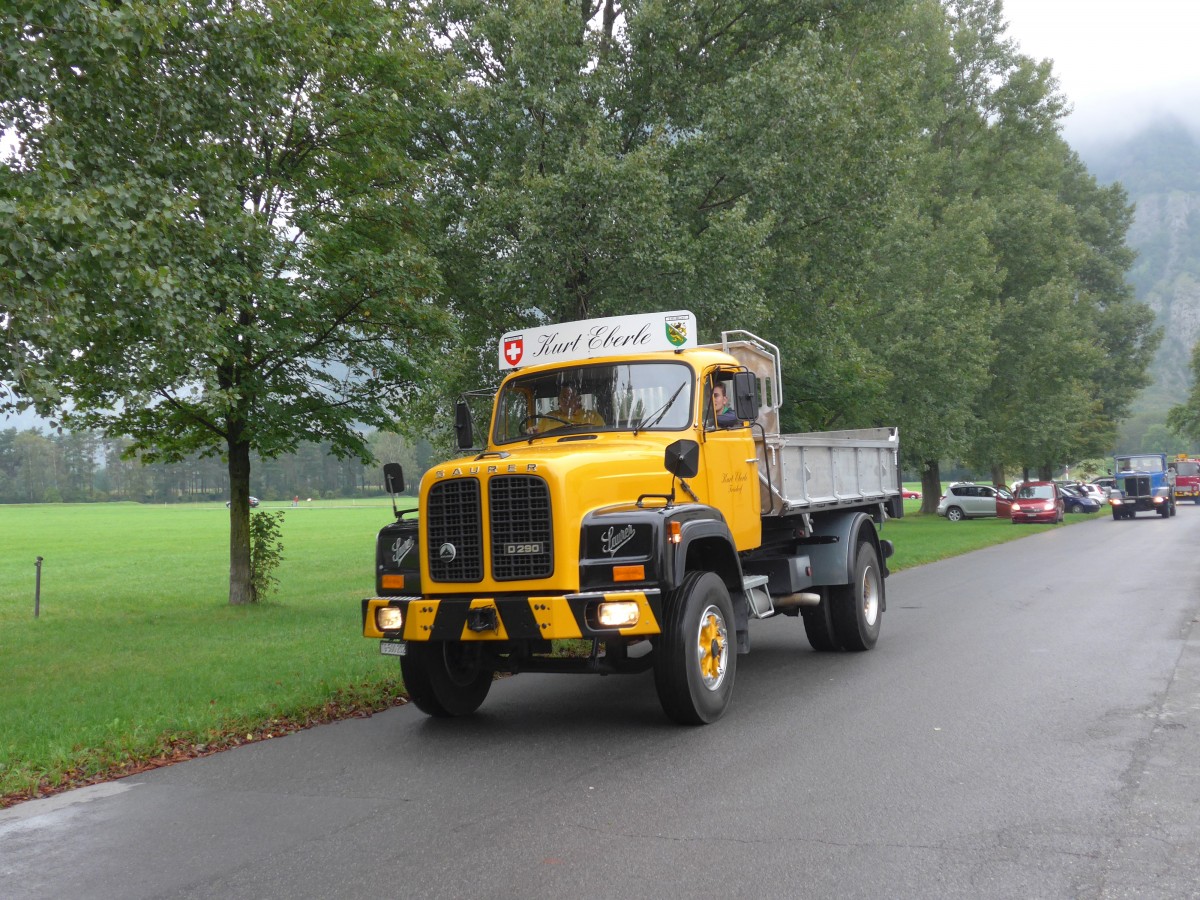 (155'025) - Eberle, Freidorf - TG 500'202 - Saurer am 13. September 2014 in Chur, Waffenplatz