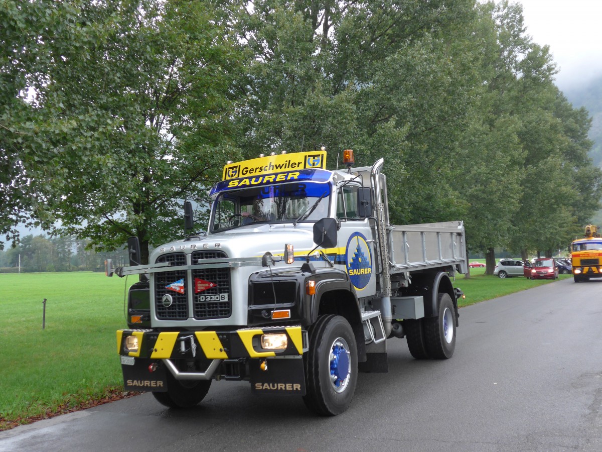 (155'029) - Gerschwiler, Goldach - SG 1263 U - Saurer am 13. September 2014 in Chur, Waffenplatz
