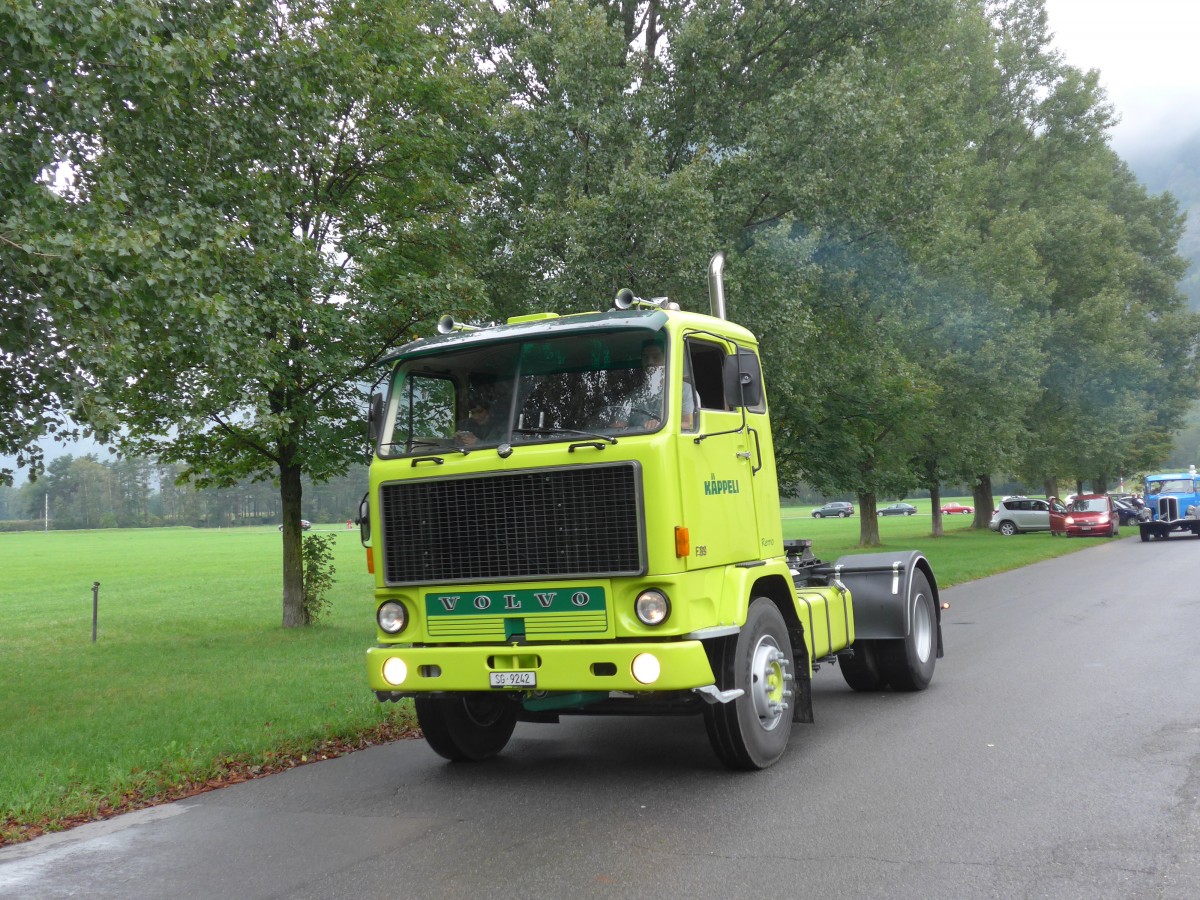 (155'033) - K�ppeli, Sargans - SG 9242 - Volvo am 13. September 2014 in Chur, Waffenplatz