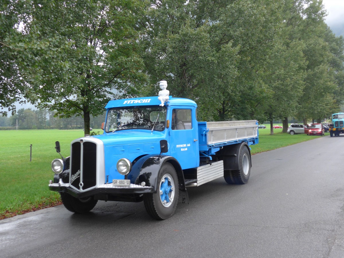 (155'034) - Fitschi, Saas - Nr. 1/GR 880 U - Berna am 13. September 2014 in Chur, Waffenplatz