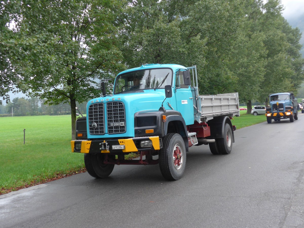 (155'035) - Saurer - LU 91'084 U - am 13. September 2014 in Chur, Waffenplatz