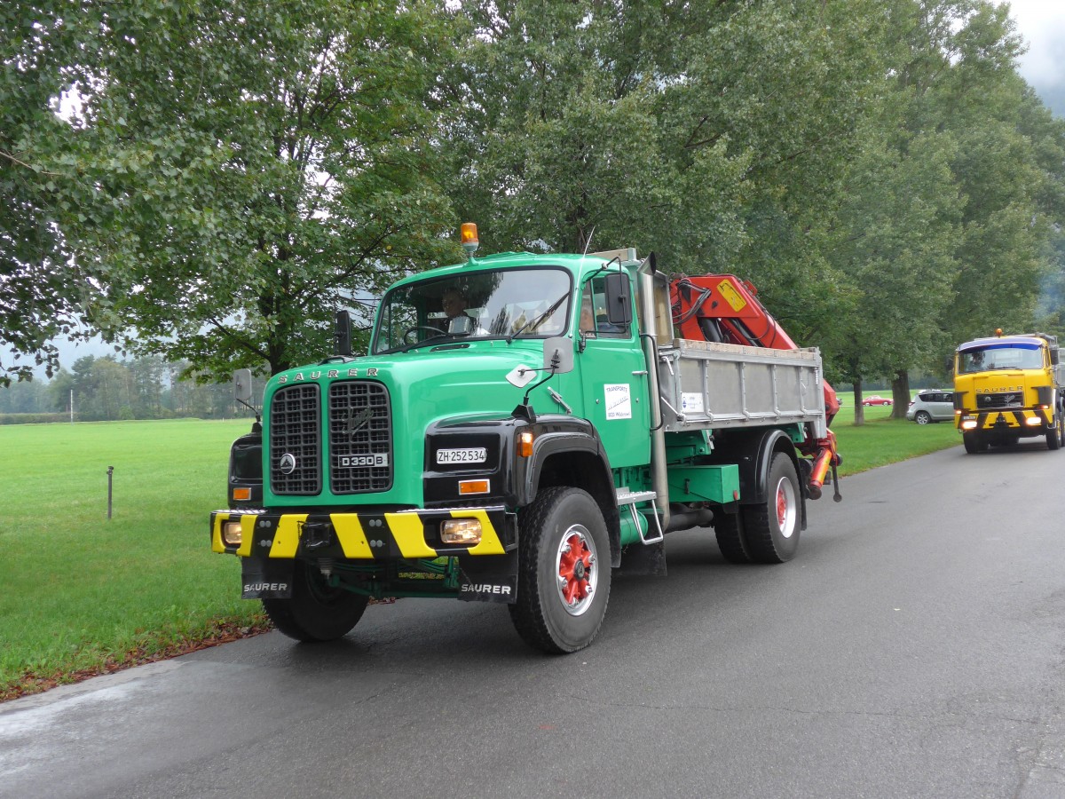 (155'047) - Hauser, W�denswil - ZH 252'534 - Saurer am 13. September 2014 in Chur, Waffenplatz