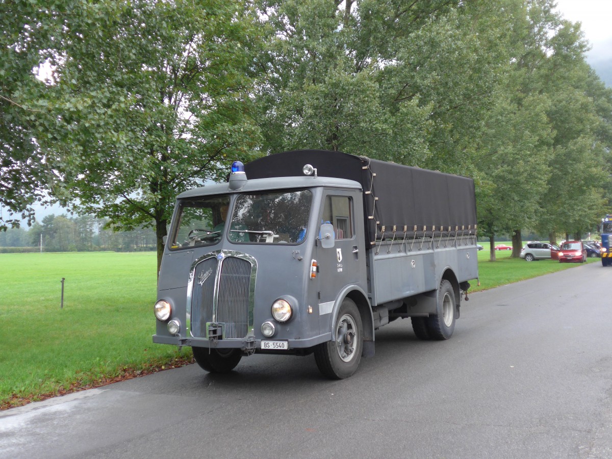 (155'063) - TrW 5 KPIW - BS 5540 - Saurer am 13. September 2014 in Chur, Waffenplatz