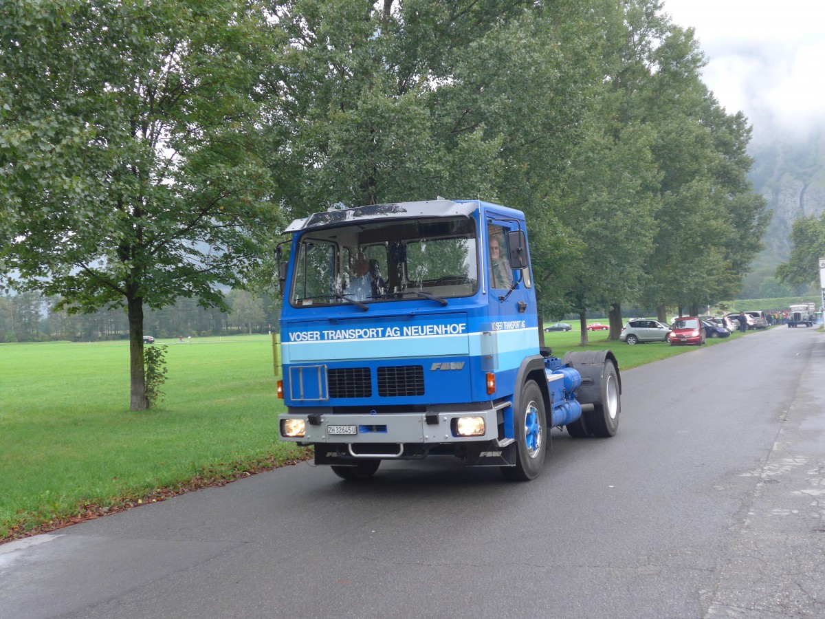 (155'079) - Voser, Neuenhof - ZH 32'645 U - FBW am 13. September 2014 in Chur, Waffenplatz