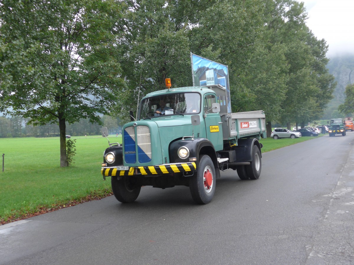 (155'095) - Eberhard, Kloten - ZH 759 U - Berna am 13. September 2014 in Chur, Waffenplatz