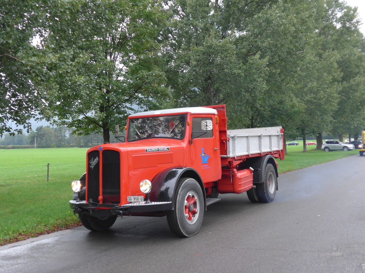 (155'107) - Vinora - SG 900 U - Saurer am 13. September 2014 in Chur, Waffenplatz