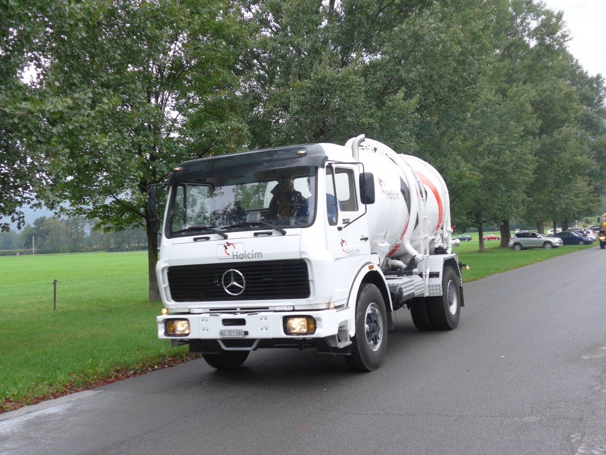 (155'112) - Holcim, Z�rich - AG 301'090 - Mercedes am 13. September 2014 in Chur, Waffenplatz