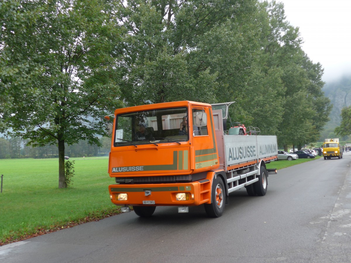 (155'115) - Gehrig, Rudolfstetten - AG 9239 U - Saurer am 13. September 2014 in Chur, Waffenplatz