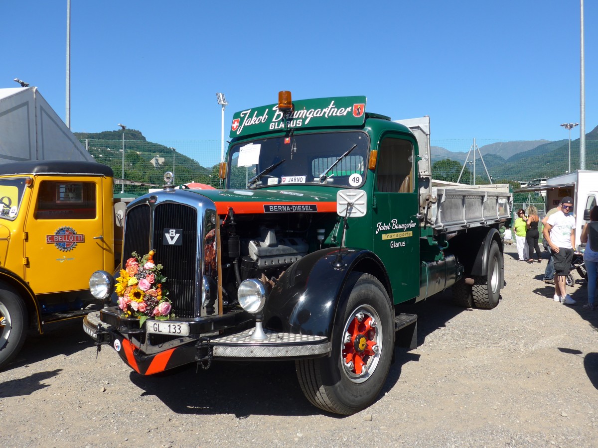 (155'204) - Baumgartner, Glarus - GL 133 - Berna am 13. September 2014 in Lugano, Saurertreffen