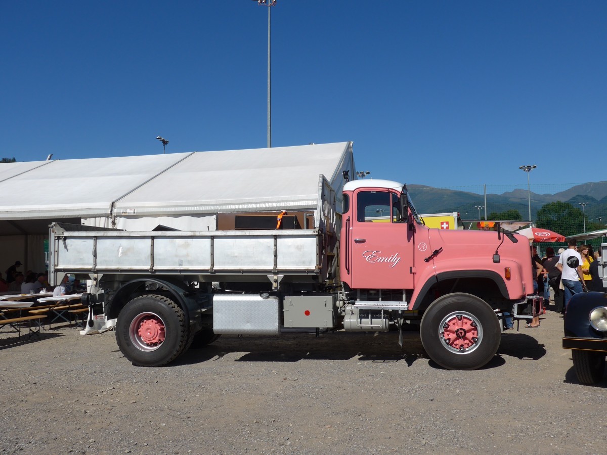 (155'206) - Emily - Nr. 3/TI 100'158 - Saurer am 13. September 2014 in Lugano, Saurertreffen