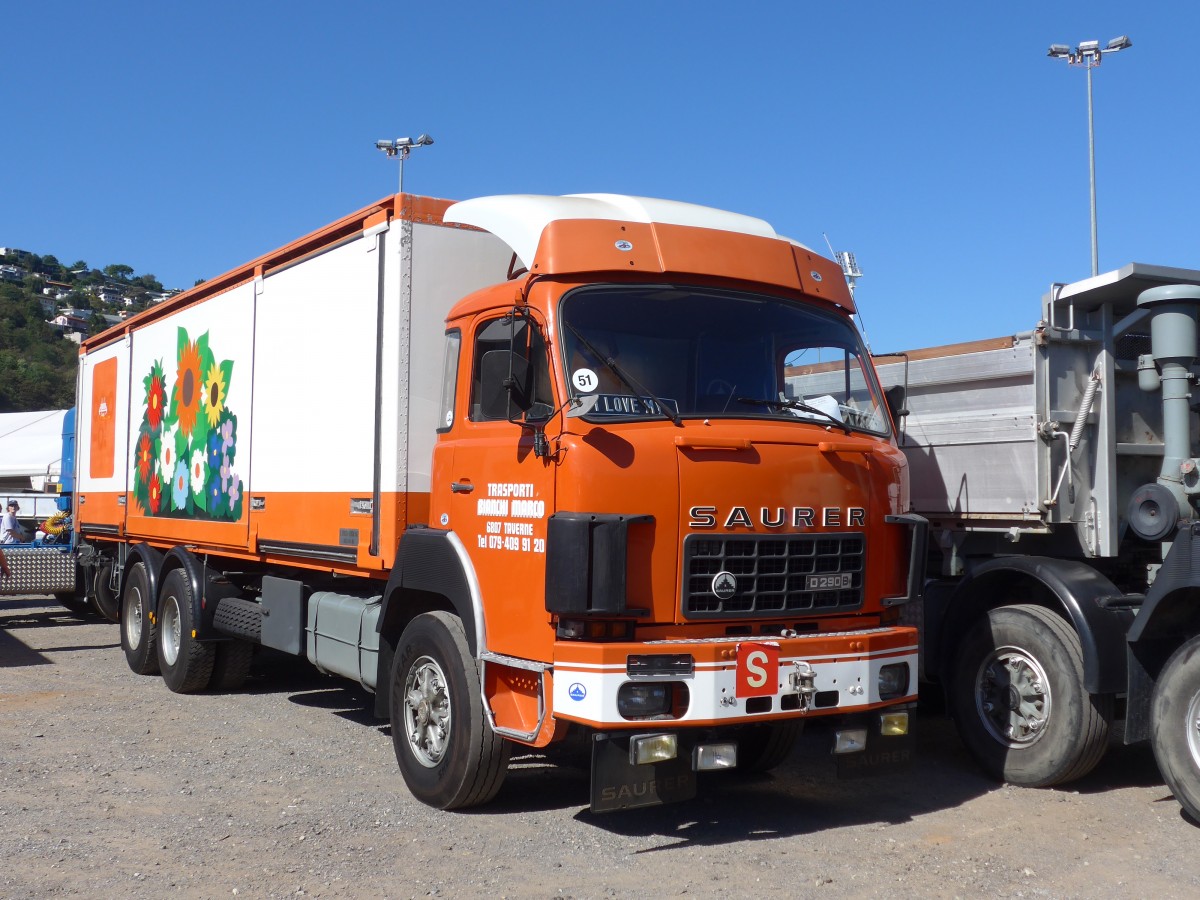 (155'214) - Bianchi, Taverne - TI 737 U - Saurer am 13. September 2014 in Lugano, Saurertreffen