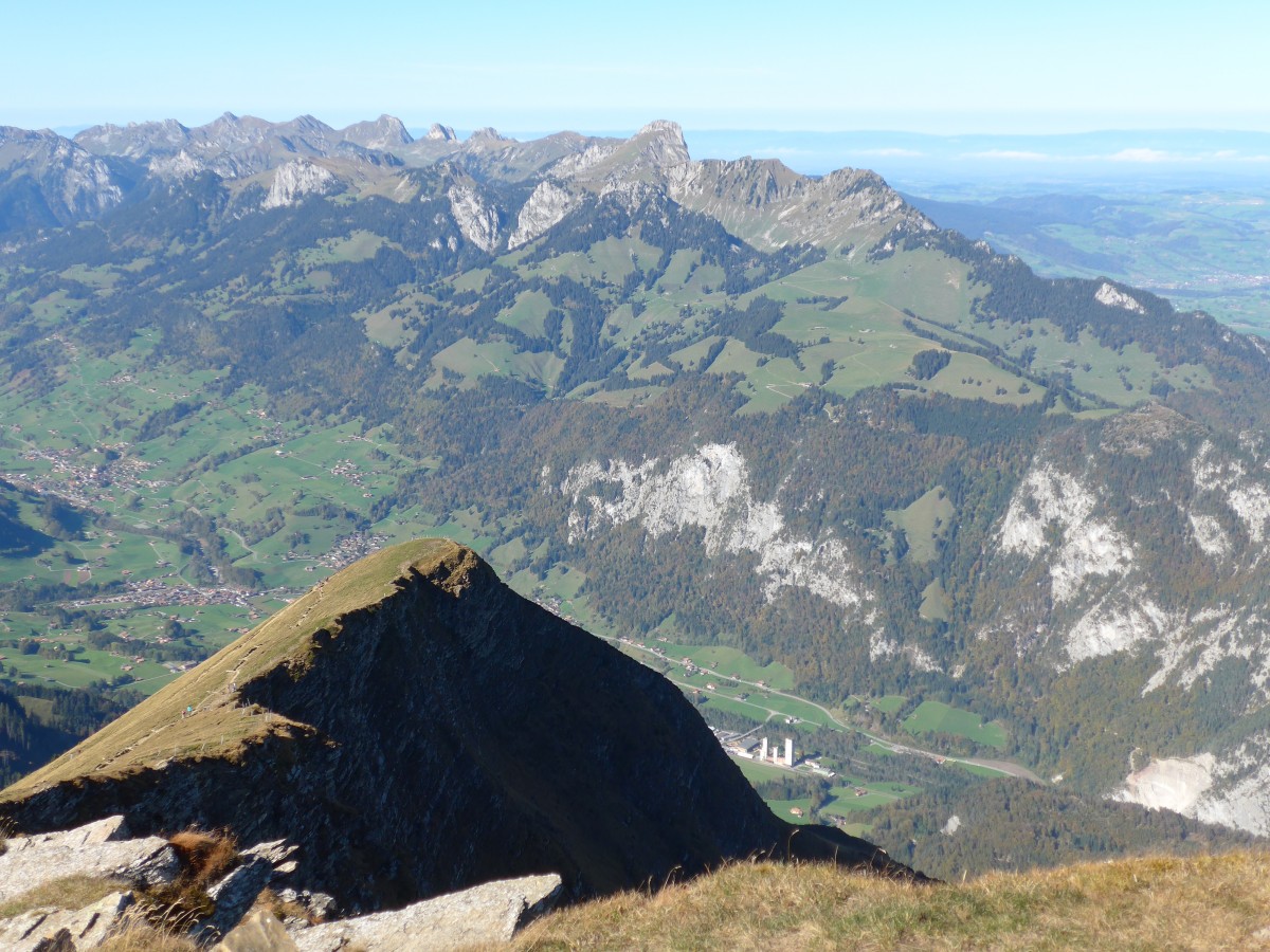 (155'838) - Aussicht vom Niesen am 19. Oktober 2014