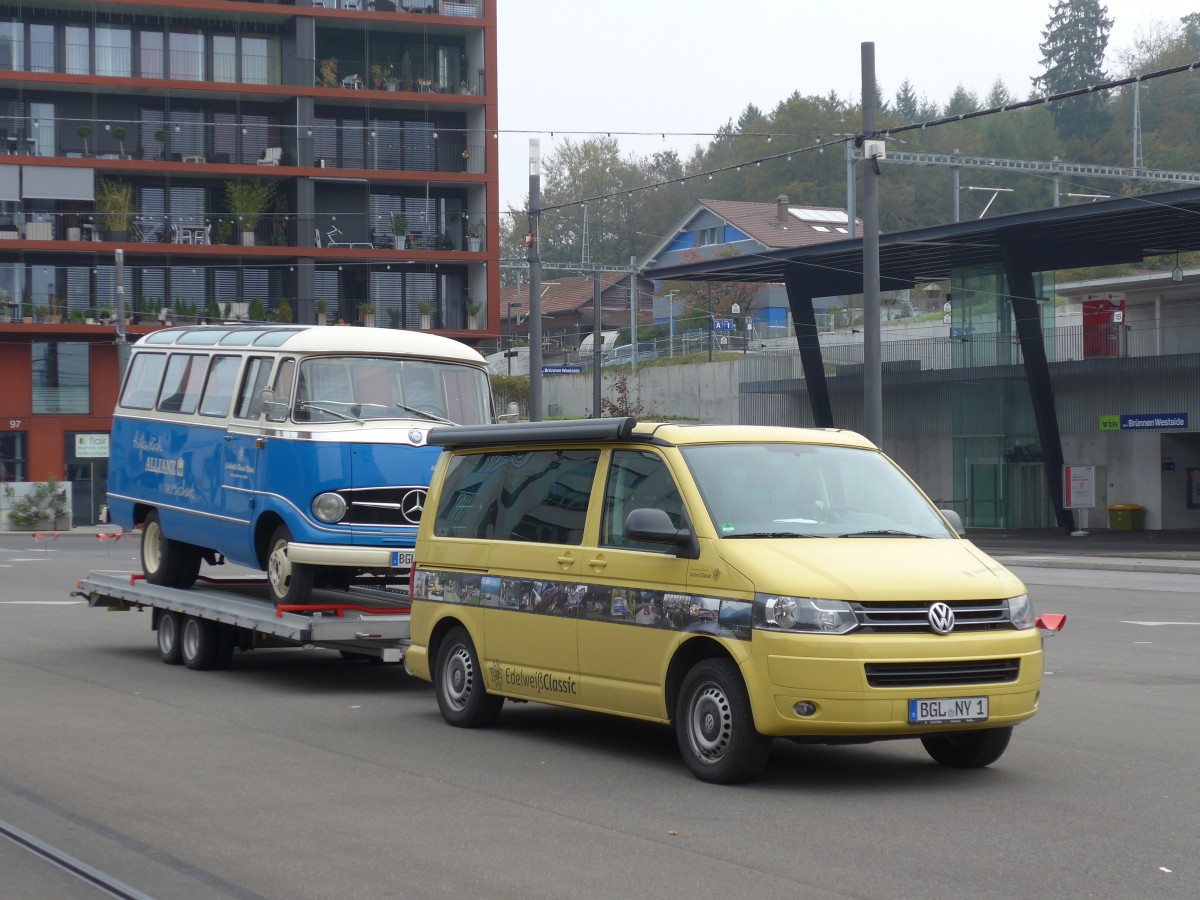 (156'108) - Edelweiss, Ainring - BGL-NY 1 - VW am 26. Oktober 2014 in Bern, Br�nnen