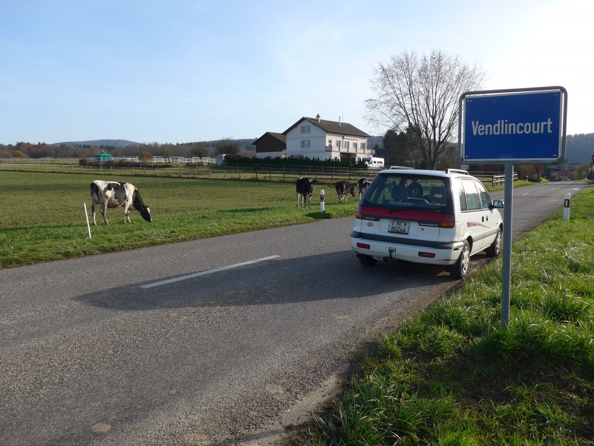 (157'476) - K�he bei Vendlincourt am 23. November 2014