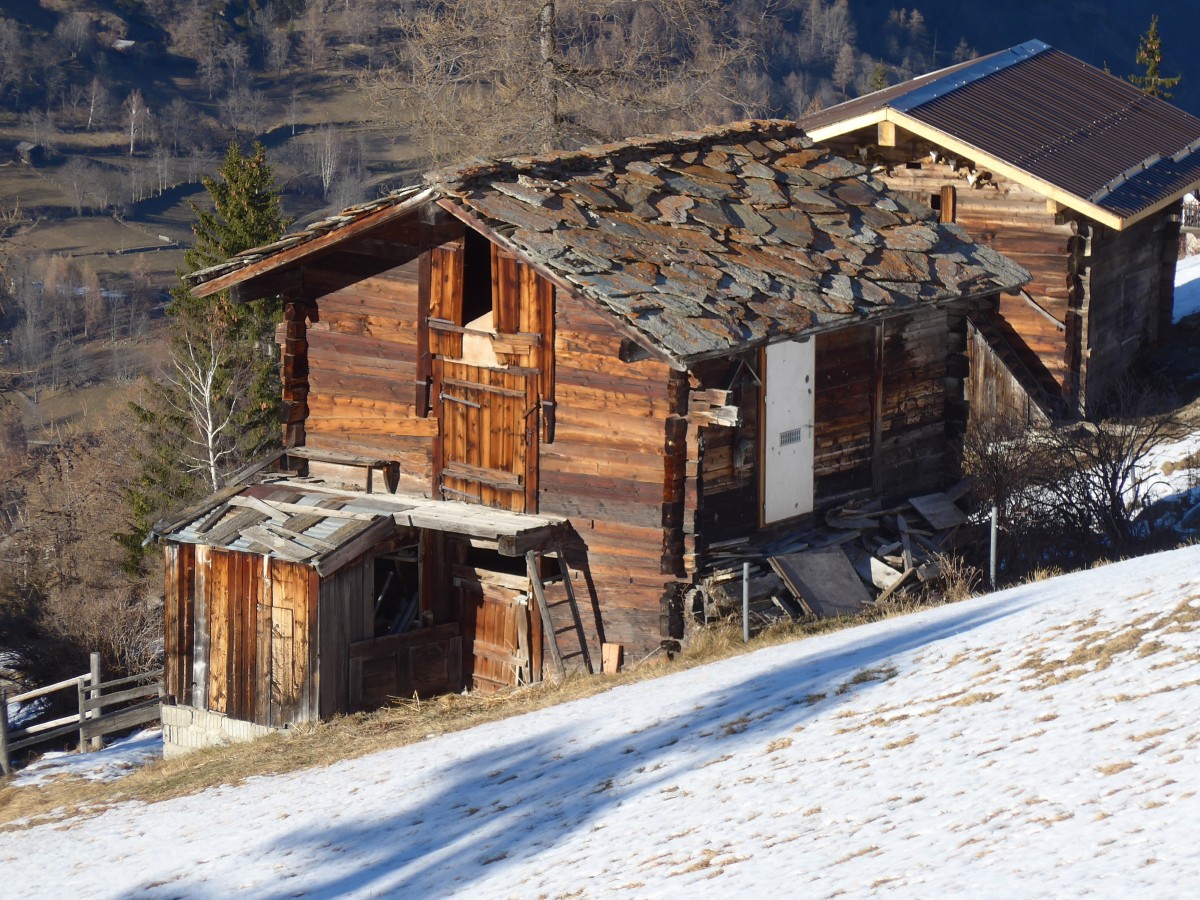 (157'901) - Alter Speicher am 23. Dezember 2014 in Gr�chen