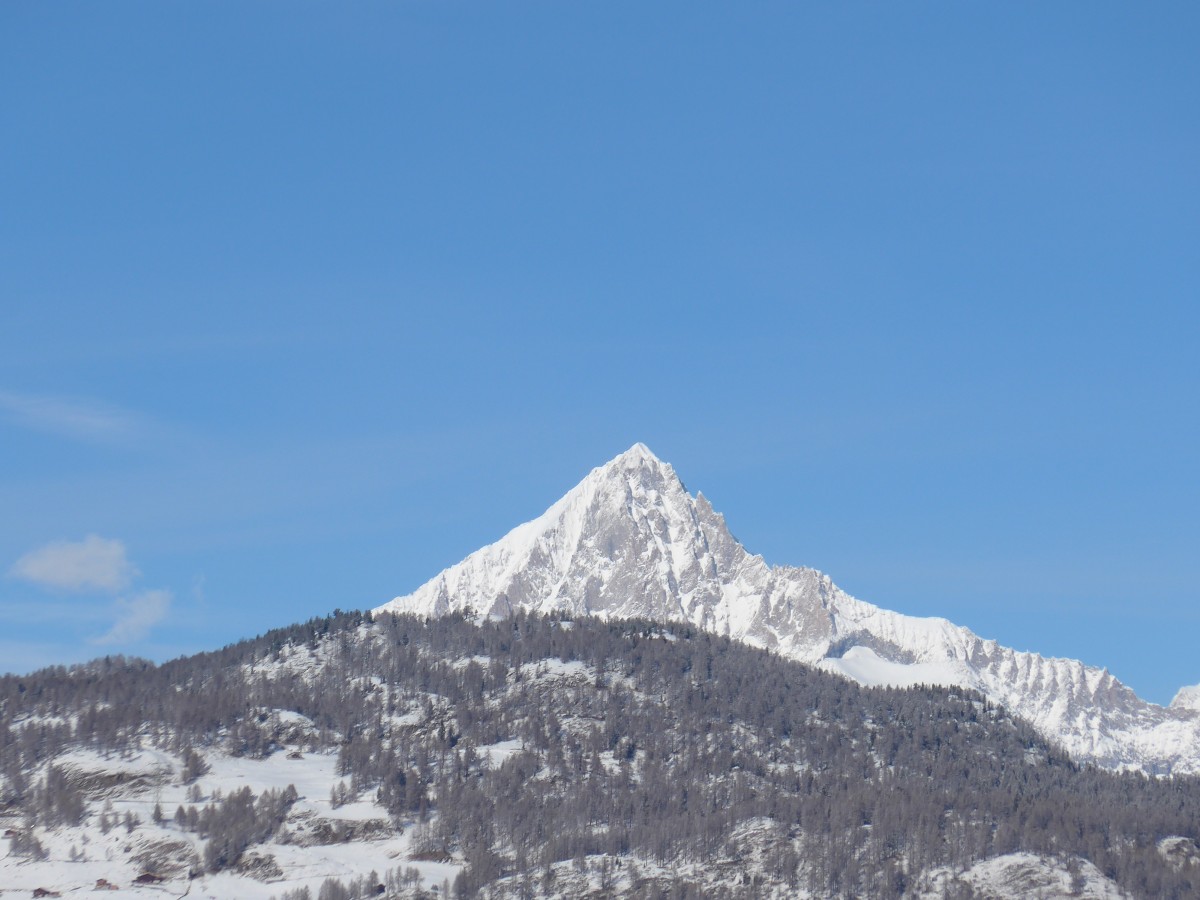 (158'429) - Das Matterhorn am 18. Januar 2015 von Gr�chen aus