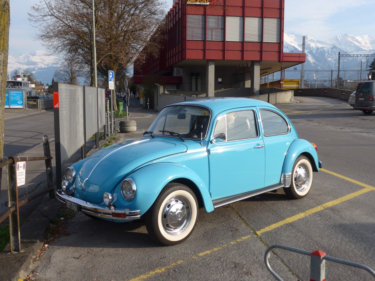 (159'686) - VW-K�fer - BE 420'170 - am 10. April 2015 in Thun, Rosenau