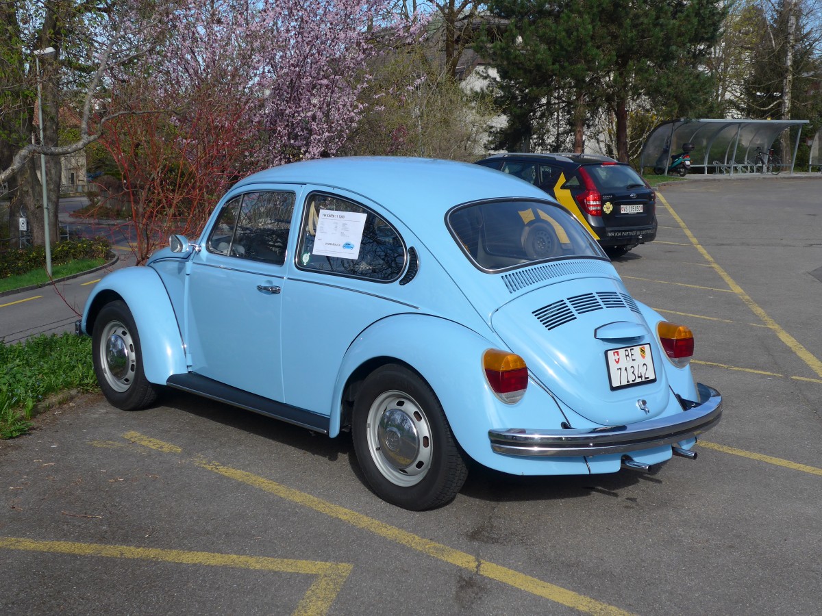 (159'901) - VW-K�fer - BE 71'342 - am 12. April 2015 in Thun, Garage STI
