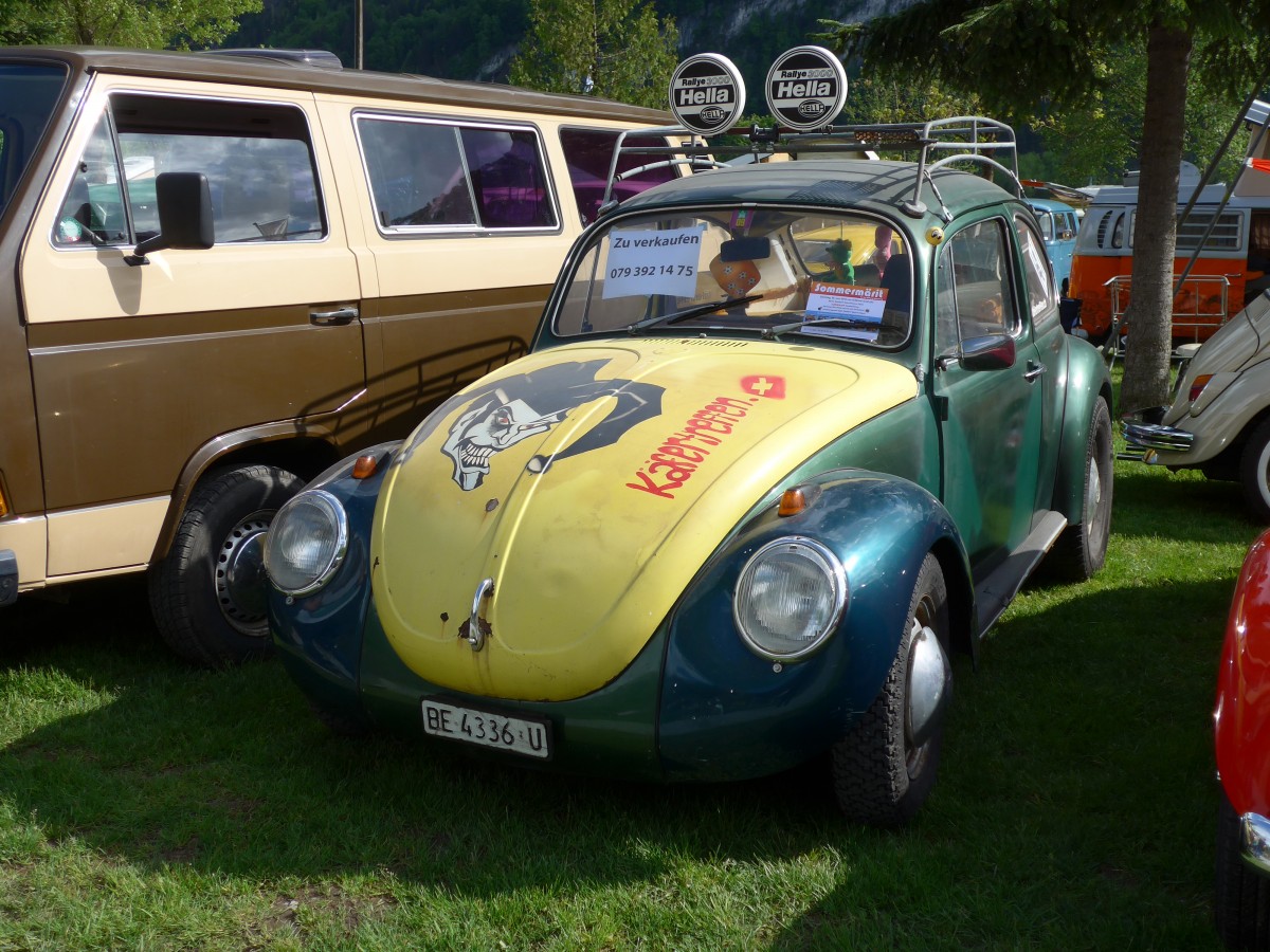 (160'315) - VW-K�fer - BE 4336 U - am 9. Mai 2015 in Brienz, Camping Aaregg