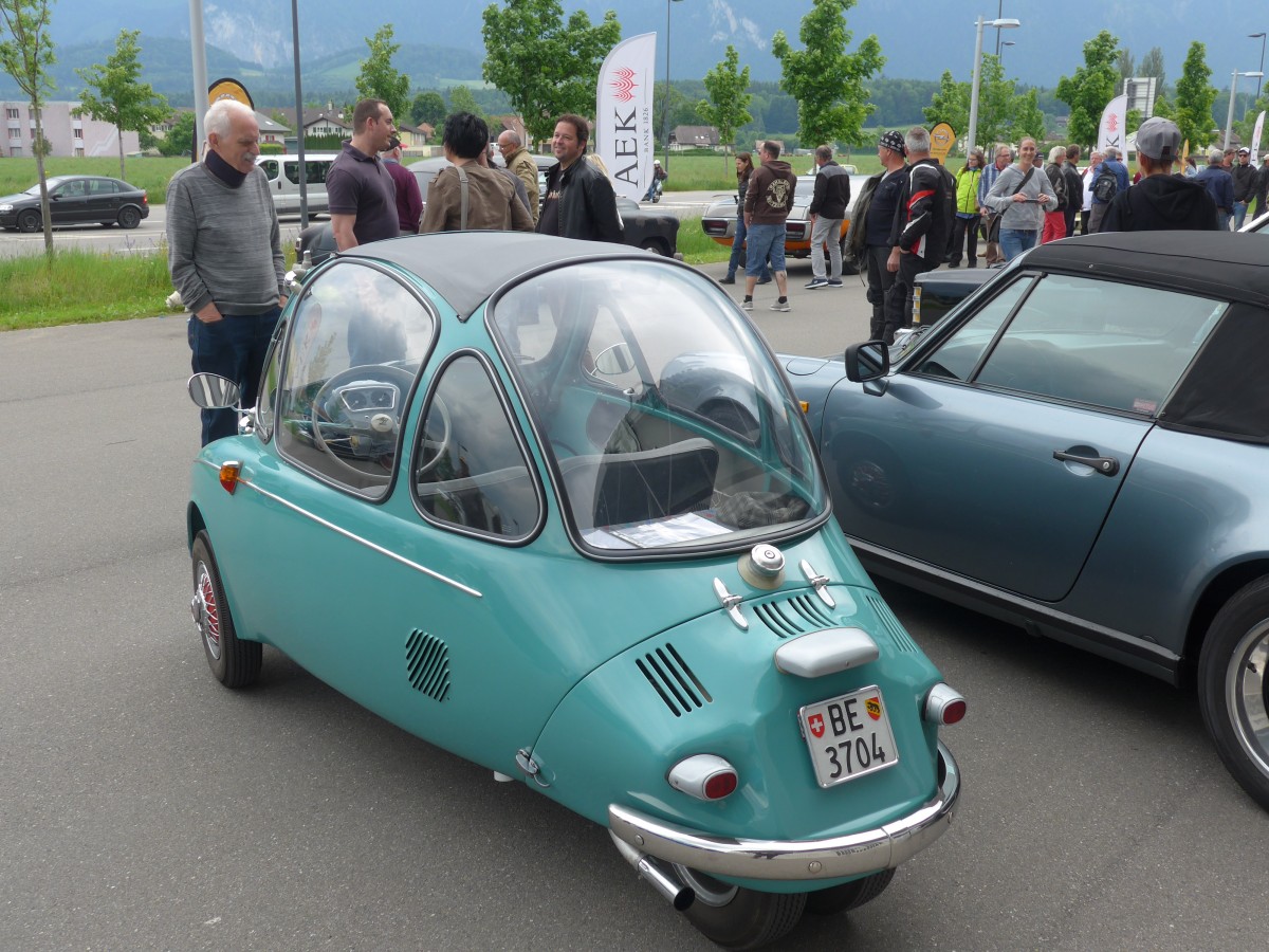 (160'775) - Heinkel - BE 3704 - am 23. Mai 2015 in Thun, Arena Thun