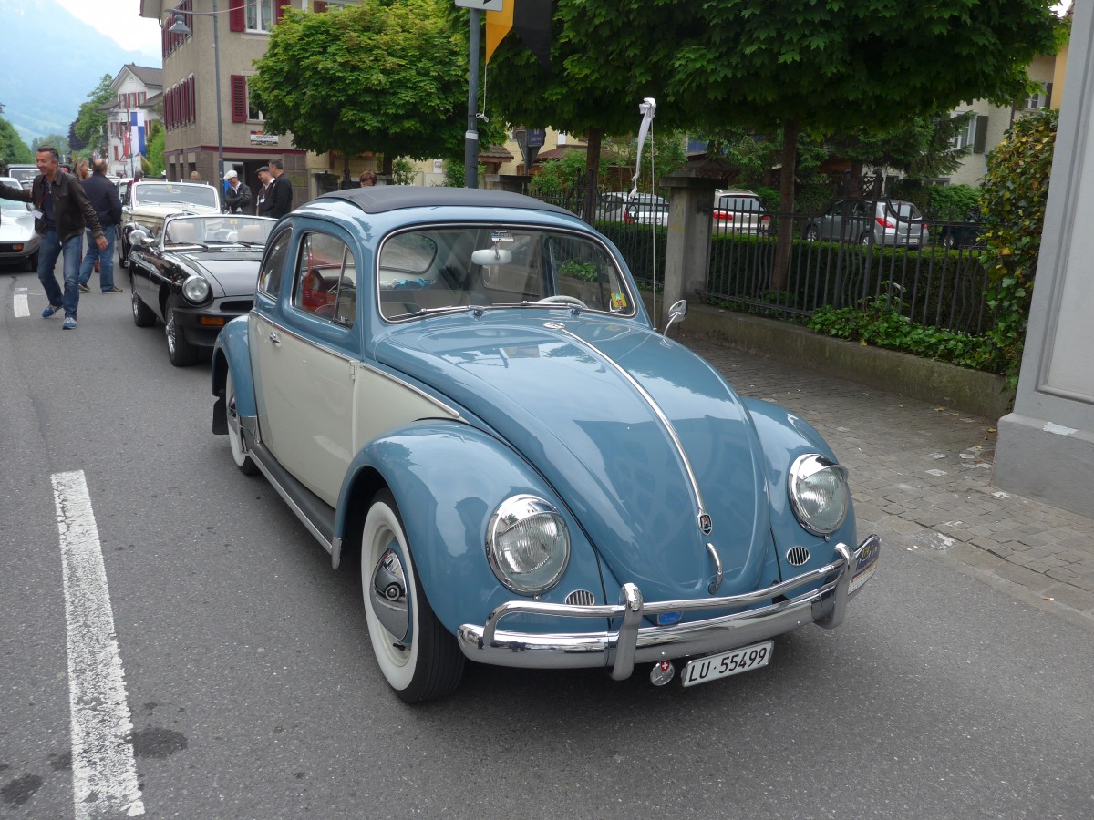 (160'842) - VW-K�fer - LU 55'499 - am 24. Mai 2015 in Sarnen, OiO