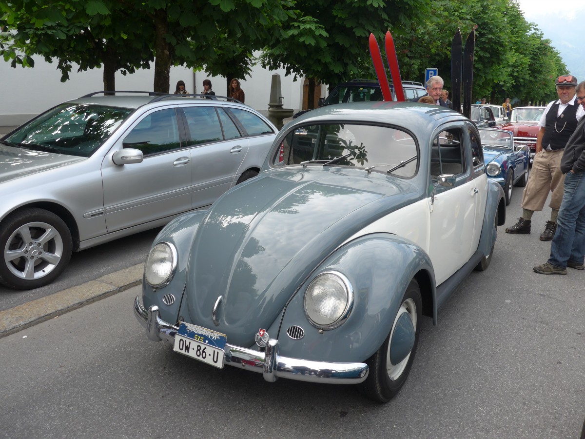(160'881) - VW-K�fer - OW 86 U - am 24. Mai 2015 in Sarnen, OiO