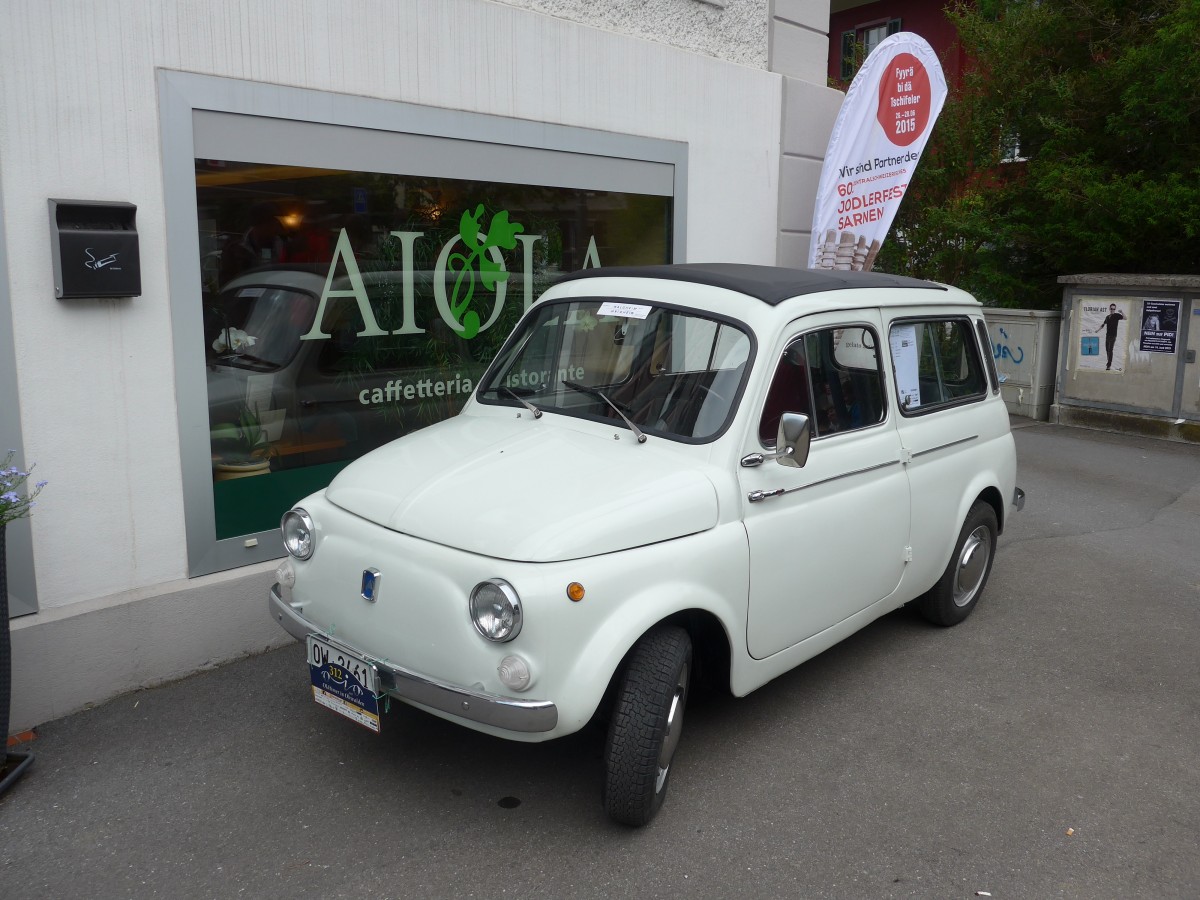(160'896) - Autobianchi - OW 2461 - am 24. Mai 2015 in Sarnen, OiO