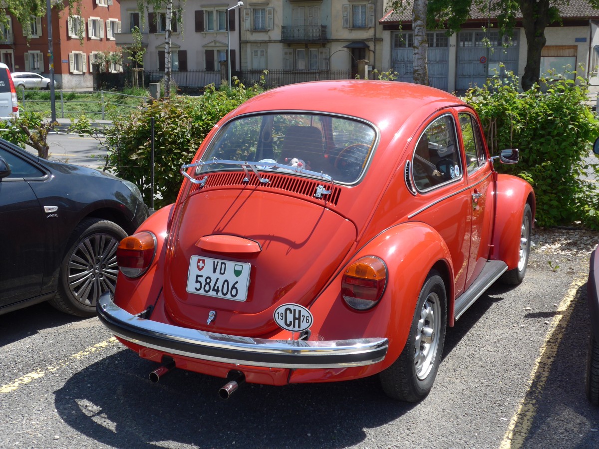 (161'281) - VW-K�fer - VD 58'406 - am 28. Mai 2015 in Yverdon, Postgarage